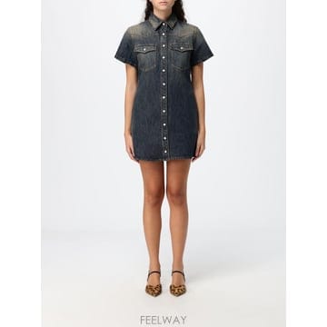 [A6] 펜디 FLD579B1PD 여성 미니 원피스 FLD579B1PD-F19S8