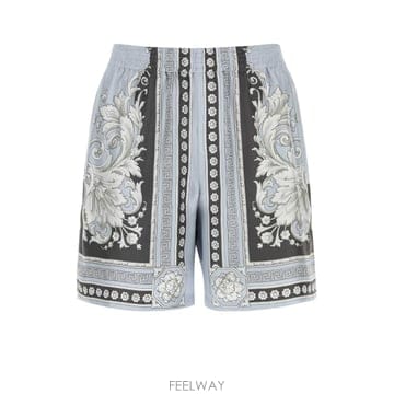 인더샵 VERSACE 베르사체 블루 쇼츠