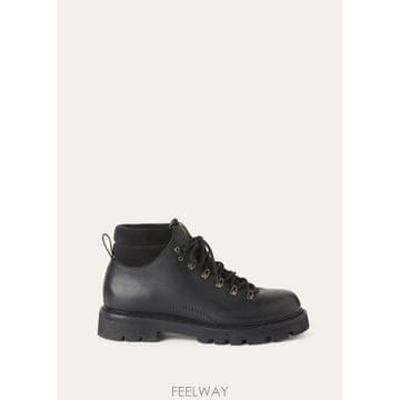 인더샵 Loro Piana 로로피아나 블랙 레이스업 부츠