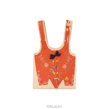 인더샵 Vivienne Westwood 비비안 웨스트우드 레드 토트백