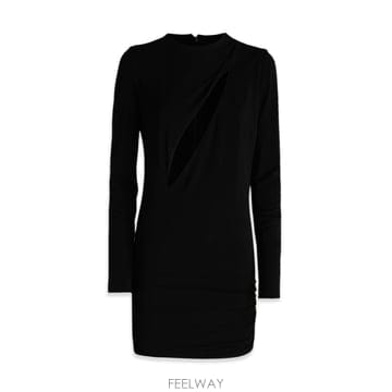 인더샵 VERSACE 베르사체 블랙 미니 드레스