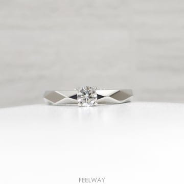 부쉐론 파셋 솔리테어 0.20ct 웨딩링 50호
