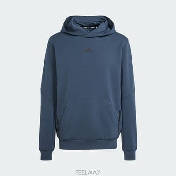 아디다스 후드 트레이닝 디자인 티셔츠 네이비