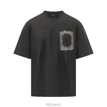 Amiri 26FW �ƹ̸� ���� Ƽ���� AM426JR004 0002 BLACK26FW �ƹ̸� ���� Ƽ���� AM426JR004 0002 BLACK