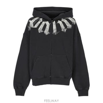Palm Angels 26FW �ʾ����� ���� Ƽ���� PAMBE002FL001 1003 BLACK OFF WHITE26FW �ʾ����� ���� Ƽ���� PAMBE002FL001 1003 BLACK OFF