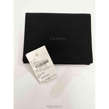 CHANEL 샤넬 지갑 더스트백 & 제품택 세트