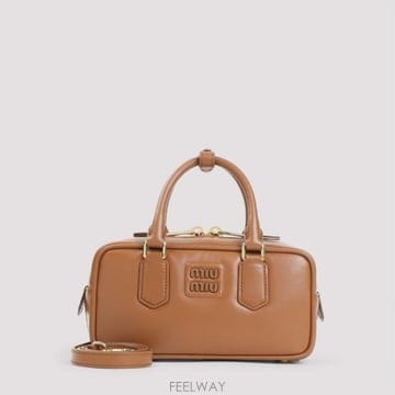 Miu Miu 26FW �̿�̿� �Ƹ�ī�� �ΰ� ��Ʈ�� 5BB142VOON ACR3 F0046 COGNAC26FW �̿�̿� �Ƹ�ī�� �ΰ� ��Ʈ�� 5BB142VOON ACR3 F00