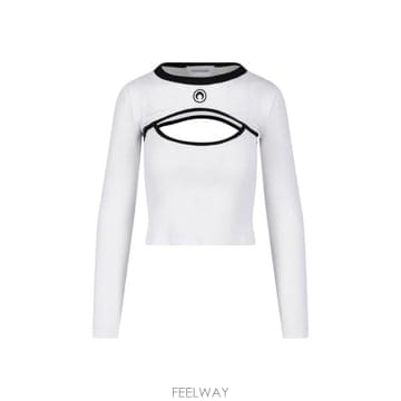 Marine Serre 26FW �������� ���� Ƽ���� WTT039A CJER0125 WH10 WHITE26FW �������� ���� Ƽ���� WTT039A CJER0125 WH10 WHITE