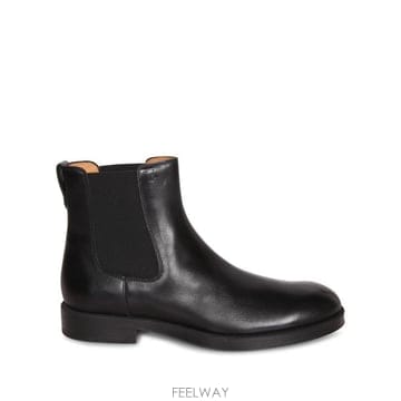27FW 토즈 레더 앵클 부츠 XXM75L00P 20D90 B999 Black
