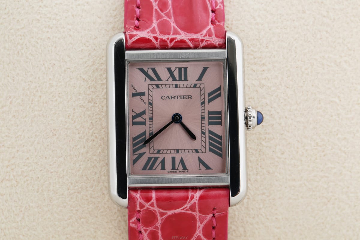 Cartier ��쿡 ��ũ �ַ� TANK W5200000 ��ũ ���̾� ���� �ð� Ref.3170��쿡 ��ũ �ַ� TANK W5200000 ��ũ ���̾� ���� �ð�
