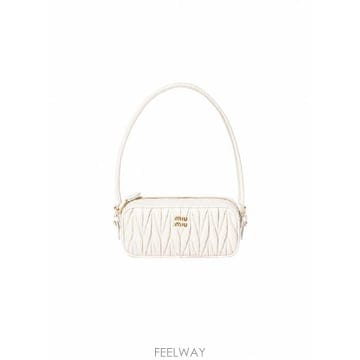 Miu Miu 26FW �̿�̿� ���׶�� ���� ���� �Ŀ�ġ 5NE024AFPP F0009 BIANCO26FW �̿�̿� ���׶�� ���� ���� �Ŀ�ġ 5NE024AFPP F00
