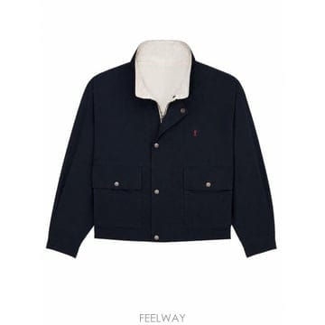 Saint Laurent 26FW ���ζ� �Ƿ� A0001RY6J98 4032 NAVY ECRU26FW ���ζ� �Ƿ� A0001RY6J98 4032 NAVY ECRU