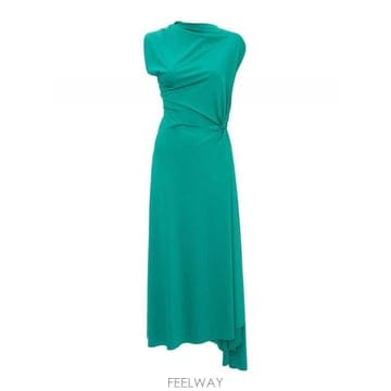 Victoria Beckham 25SS ���丮�� BECKHAM ���Ī Drape �̵� �巹�� 1125JDR006064A8283 TP580725SS ���丮�� BECKHAM ���Ī Drape �̵� �巹�� 1125JDR