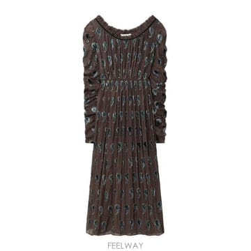 Tory Burch 26SS �丮 ��ġ ���� �巹�� 176480203 TP57797412426SS �丮 ��ġ ���� �巹�� 176480203 TP577974124