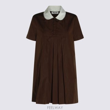 Miu Miu 26FW �̿�̿� Chocolate ���ø� �̴� �巹�� MF6401SOOO10RGF0192 TP576891726FW �̿�̿� Chocolate ���ø� �̴� �巹�� MF6401SOOO1