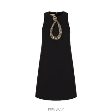 Valentino 26SS �߷�Ƽ�� �ڼ� �̴� �巹�� 8B0VAKD51CFCRC TP57380262626SS �߷�Ƽ�� �ڼ� �̴� �巹�� 8B0VAKD51CFCRC TP573802
