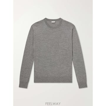 26 FW 토템 그레이 메리노 울 실크 블렌드 니트 TP582326042