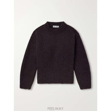 26 FW 아워레가시 브라운 울 앨파카 블렌드 스웨터 TP582326053