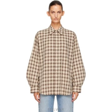 GANNI 26 FW ���� ������ ����Ʈ üũ �ö��� ���� 262144F10902826 FW ���� ������ ����Ʈ üũ �ö��� ���� 262144F10902