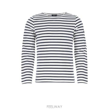 Saint James [X45]����Ʈ���ӽ� 9858 NEIGEMARINE ���� Ƽ���� �μҸ� ž Embroidered cotton[X45]����Ʈ���ӽ� 9858 NEIGEMARINE ���� Ƽ���� �μҸ� 