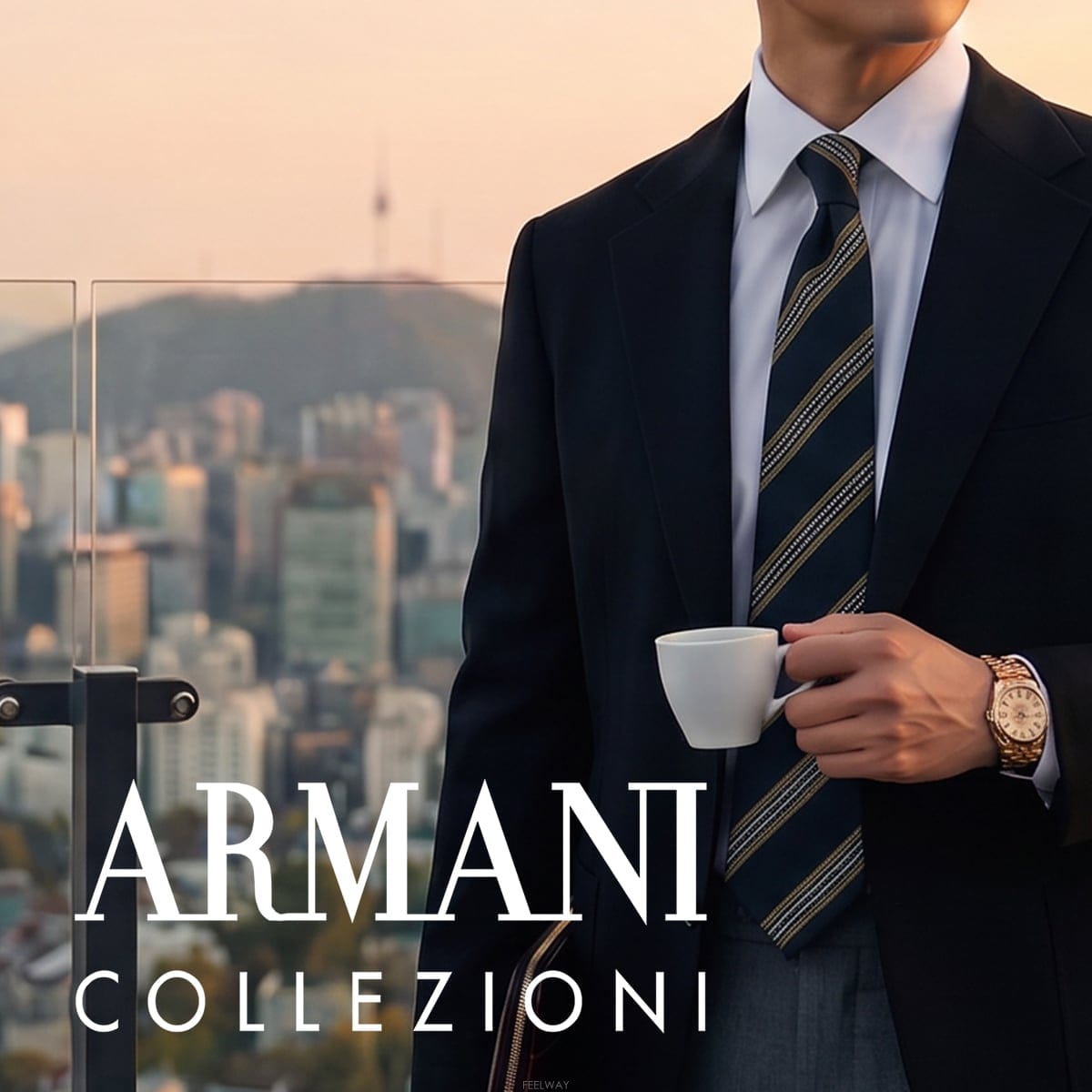 Armani ARMANI COLLEZIONI �Ƹ����� �÷������� ������Ż ��Ʈ������ ��Ÿ�� 9.3cm A+��� G304ARMANI COLLEZIONI �Ƹ����� �÷������� ������Ż ��Ʈ��