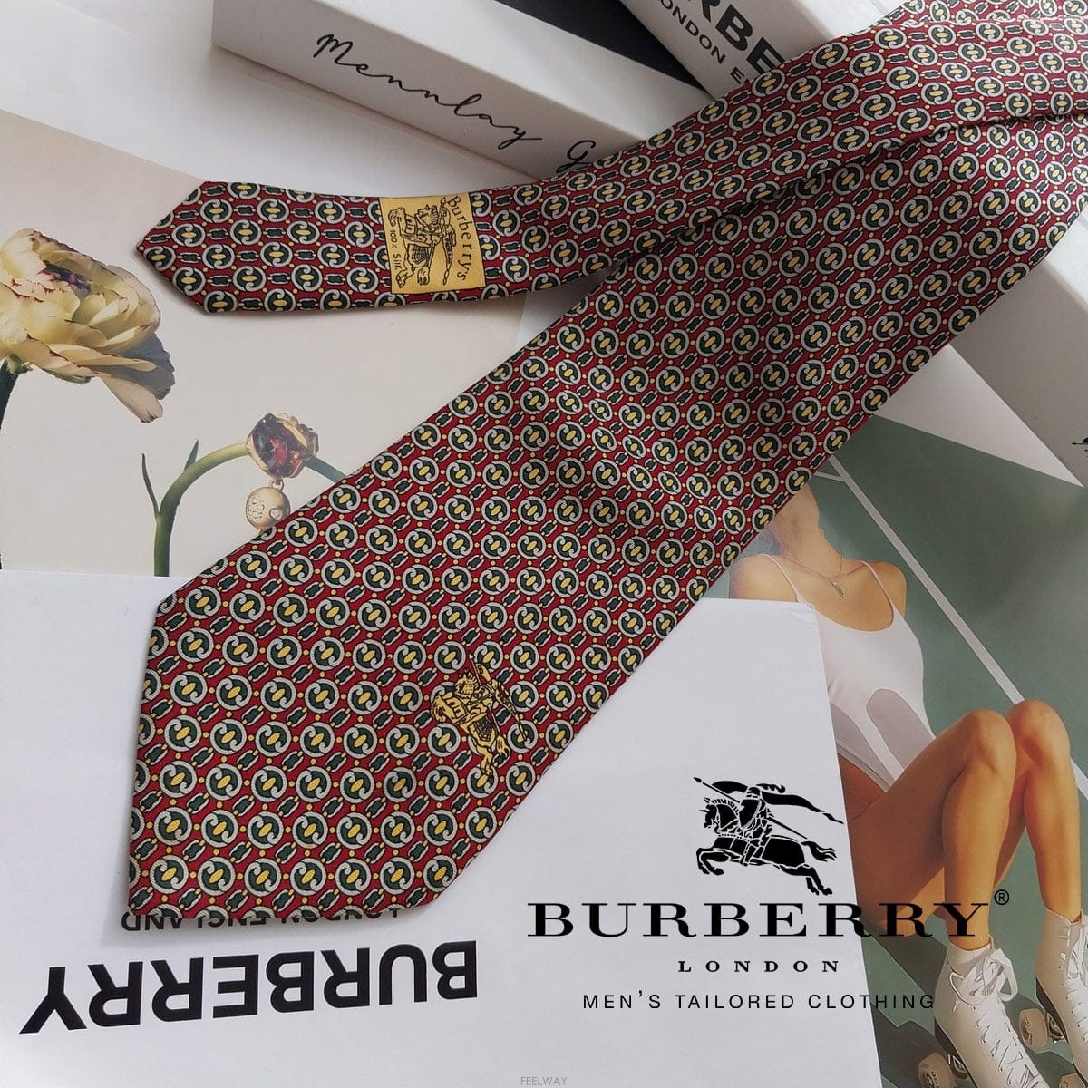Burberry BURBERRYS OF LONDON ������ ���� ������ ���� �⸶�� �ΰ� ��Ÿ�� 9.4cm A+���K3863BURBERRYS OF LONDON ������ ���� ������ ���� �⸶�� ��