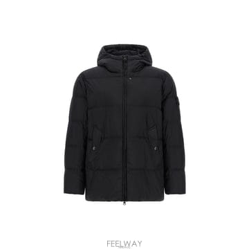 스톤아일랜드 26FW 와펜로고 클링클랩스 후드 다운 패딩 점퍼 L2S154100037 S0A23 V00