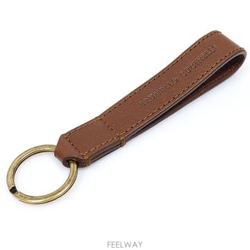 Brunello Cucinelli(브루넬로쿠치넬리) VGVPKEYMM1 브라운 레더 키링 키홀더