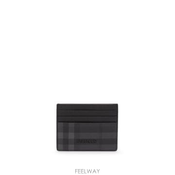 인더샵 BURBERRY 버버리 체크 그레이 카드 지갑