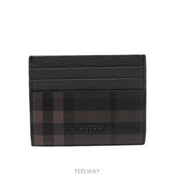 인더샵 BURBERRY 버버리 브라운 체크 카드 지갑