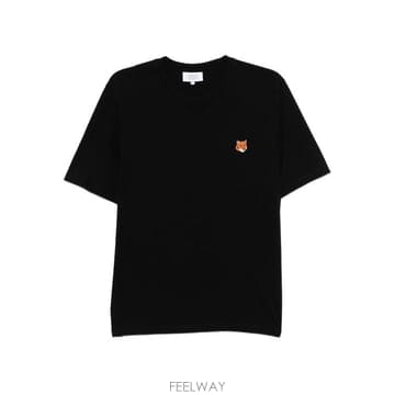 Maison Kitsune 26FW ����Ű���� ���� ��� ���ַ� Ƽ���� PM00107KJ7026 P199 BLACK26FW ����Ű���� ���� ��� ���ַ� Ƽ���� PM00107KJ7026 