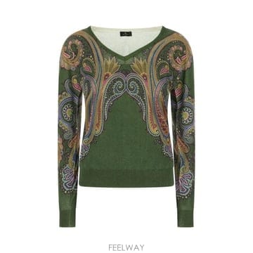 ETRO 26FW ��Ʈ�� ������ WRKE0024AK171 X0893 STAMPA FONDO VERDE26FW ��Ʈ�� ������ WRKE0024AK171 X0893 STAMPA FONDO VE