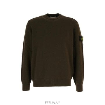 26FW 스톤 아일랜드 퓨어 RWS 울 루즈핏 크루넥 스웨터 S155100011S01C4 V0078 COAL