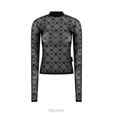 Marine Serre 26FW �������� �Ƿ� WTO388ACJER0005 BK99 Black26FW �������� �Ƿ� WTO388ACJER0005 BK99 Black