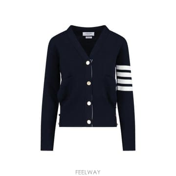 Thom Browne 27SS ����� ���� �޸��� �� 4�� Ŭ���� V�� ����� FKC207A 00014 415 BLUE27SS ����� ���� �޸��� �� 4�� Ŭ���� V�� ����� FKC