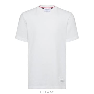 Thom Browne 27SS ����� Ŭ���� ���� 4�� Ƽ MJS123A 00050100 WHITE27SS ����� Ŭ���� ���� 4�� Ƽ MJS123A 00050100 WHIT