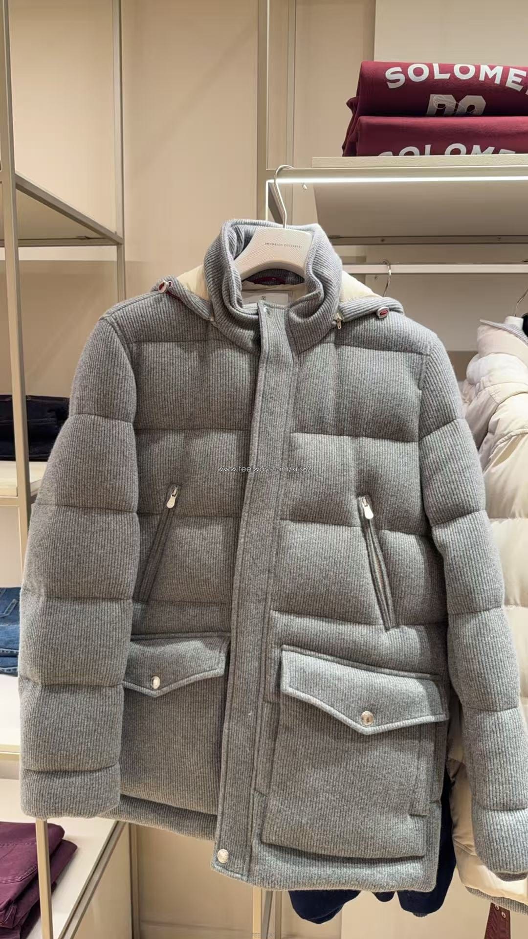 Brunello Cucinelli [AW25] BRUNELLO CUCCINELLI ��ġ�ڸ� ĳ�ù̾� �е�[AW25] BRUNELLO CUCCINELLI ��ġ�ڸ� ĳ�ù̾� �е�