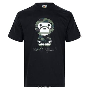 Bape ������ ���� �׸� �۽�Ʈ ī�� ���̺� ���Ϸ� Ƽ���� 002TEM301006M BLACK GREEN������ ���� �׸� �۽�Ʈ ī�� ���̺� ���Ϸ� Ƽ���� 002T