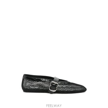 Alaia �˶��̾� La Ballerine croc effect mesh ballet flats 123506274470�˶��̾� La Ballerine croc effect mesh ballet flats 12