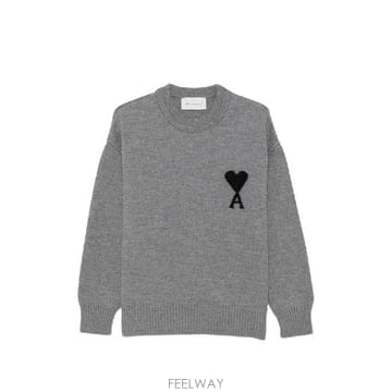 Ami �׶�����Ÿ �ؿ� �ƹ� ���� AMI DE COEUR WOOL CREWNECK ������ UKS838D018A273�׶�����Ÿ �ؿ� �ƹ� ���� AMI DE COEUR WOOL CREWNECK 