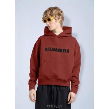 26 FW 팜앤젤스 남성 Palm Hills Regular Hoodie pma0166146red