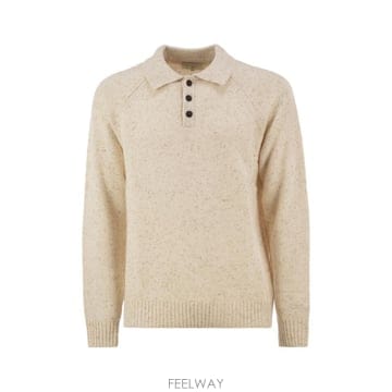 26FW 세인트바스 ALFIE 래글런 DONEGAL   울 블렌드 폴로 점퍼 ALFI00200039M TP5