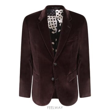 26FW 폴스미스 스무스 벨벳, 투 button 클로저, 플랩 포켓  M1R2372W0323978 TP582