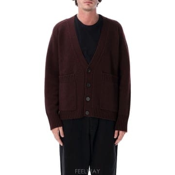 26FW 스튜디오 Nicholson 스튜디오 Nicholson Sen 울 가디건 SNM049GRAPE TP5