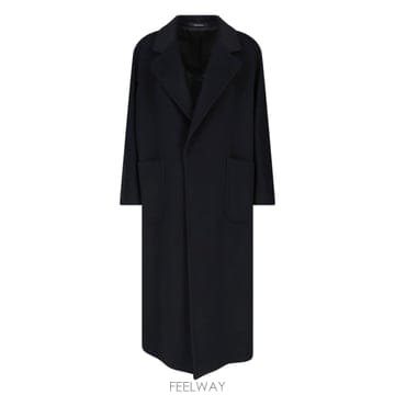26FW 딸리아또레 롱 코트 in 캐시미어  테일러드 컷  벨트 at the 웨이스트  CHARLIZE350