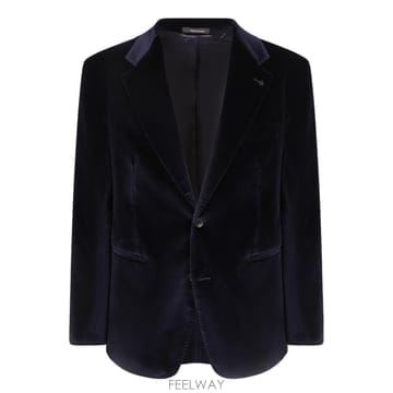 26FW 딸리아또레 벨벳 패브릭  클래식 컷  Peak lapel  투 button 클로저  1FNJ22A8