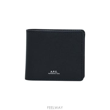 A P C  알리 로고 프린트 2단 지갑 PXAWVH63655 LZZ TP980310590