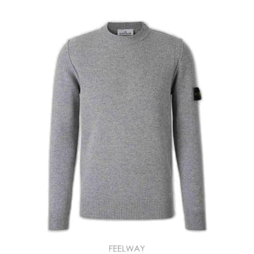 Stone Island 로고 패치 크루넥 스웨터 L2S155100072S00A3 V0M60 TP9803034