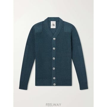26 FW S.N.S. HERNING 그린 루버스트 리브 멀리노 울 가디건 TP582352797
