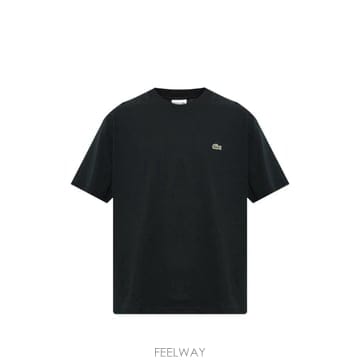 라코스테 클래식 크루넥 티셔츠 블랙